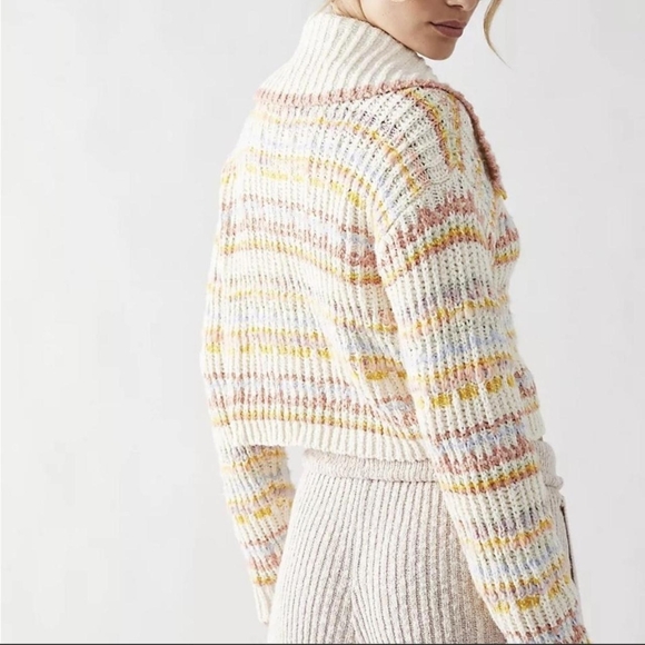 RARE Free People Solana Cardi Sweater Size Large NWOT - Picture 7 of 16